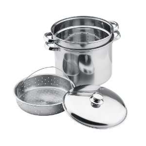  Vinaroz Stainless Steel Collection Steamer Pot/Pasta 