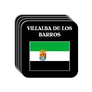 Extremadura   VILLALBA DE LOS BARROS Set of 4 Mini Mousepad Coasters