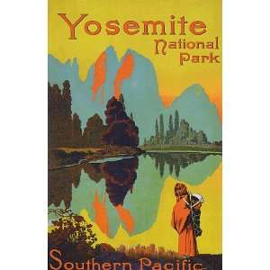 YOSEMITE NATIONAL PARK SOUTHERN PACIFIC UNITED STATES TRAVEL SMALL 
