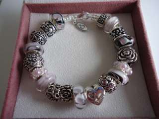 Authentic Sterling Silver Pandora Bracelet.Size 7.5W/receipt, Gift box 