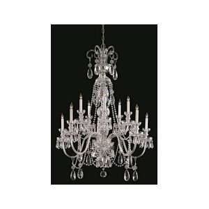 com Crystorama Chandelier fixture Model 5020 CH CL MWP Majestic Wood 