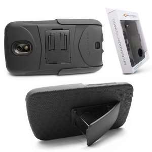My. Carbon Hard Cover Combo Case Holster for Verizon Samsung Galaxy 