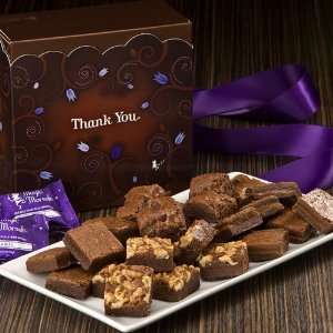 Fairytale Brownies Thank You Morsel 24 Brownie Gift Box  