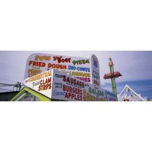 Commercial Signs on a Restaurant, Palace Playland, Old Orchard Beach 