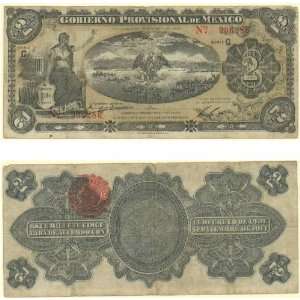 Mexico Gobierno Provisional de Mexico, Veracruz 1915 2 Pesos, Pick 