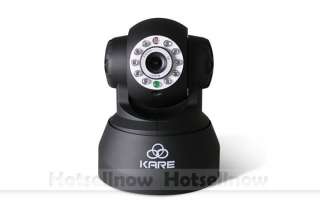   Black Indoor Wireless Wifi IP Camera COMS Night Vision Network CCTV US