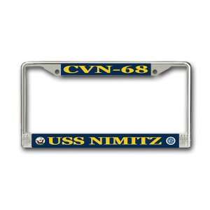 USS Nimitz CVN 68 License Plate Frame