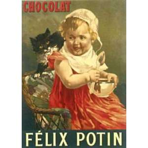 Felix Potin   Chocolat by Anonyme. Size 20 inches width by 28 inches 