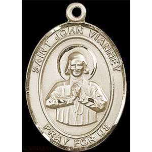  St. John Vianney Large 14kt Gold Medal Jewelry