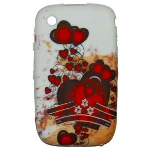  Multi Red Heart Design Soft Crystal Tpu Skin Gel Cover 