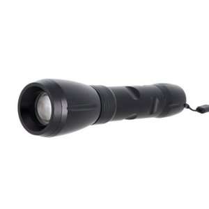  Adjustable Focus White Light 3 Modes Flashlight (Black 