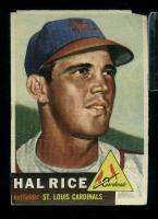 C4) 1953 Topps #93 HAL RICE *St. Louis Cardinals*  
