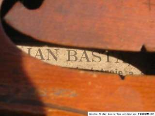 old Violin NR violon Jan Basta Schönbach  