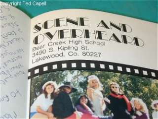 1991 Bear Creek high school Yearbook annual  