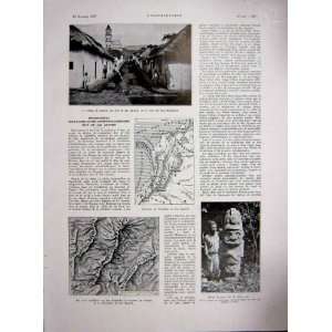  San Augustin Columbia Artifacts Relic French Print 1937 