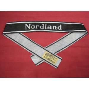  German Nazi SS Nordland Cuff Title w RZM SS Tag WWII WW2 