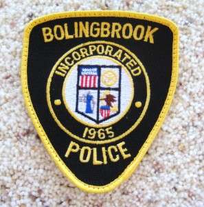 Sgt. Drew Peterson ~ 17 BOLINGBROOK IL POLICE PATCHES ~ 8 NEW / 9 LIKE 