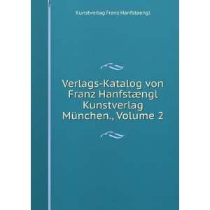  Verlags Katalog Von Franz HanfstÃ¦ngl Kunstverlag 