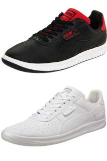 Puma Mens G. Vilas L2 Black or White Lace up Casual Fashion Sneakers 