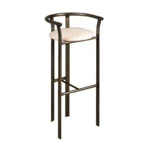   Bar Stool, Metallic Bronze Frame, Java Beige Seat