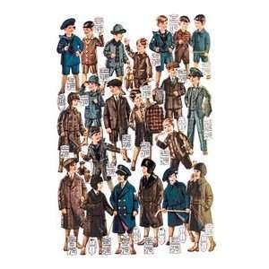  Little Boys Modeling Garments   Paper Poster (18.75 x 28.5 