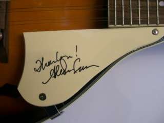 ALISON KRAUSS rare Signed Autograph Sunburst Mandolin proof COA  
