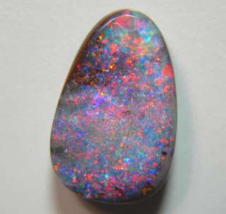 DAZZLING REDS 12ct SOLID BOULDER OPAL * SEE VIDEO CLIP  
