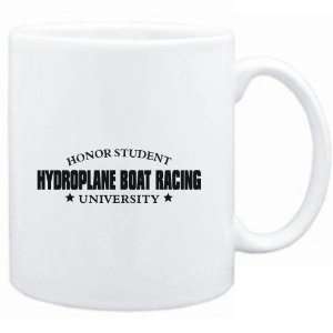  Mug White  Honor Student Hydroplane Boat Racing 