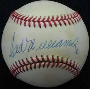 TED WILLIAMS Signed Autograph AUTO OAL Baseball JSA COA  