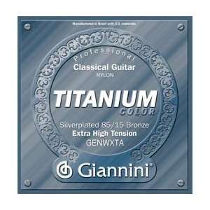 Giannini Classical Guitar Titanium Series Extra High Tension Titanium 