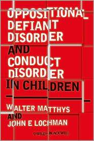   in Childhood, (0470682310), Walter Matthys, Textbooks   