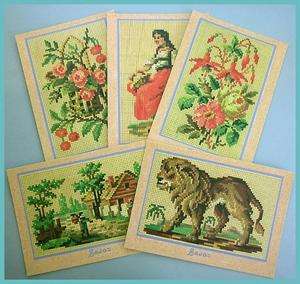 Color Pattern Cards with Victorian Charted Designs #102  
