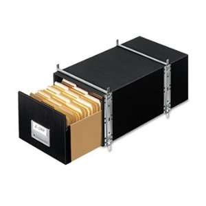 Box 00511   StaxOnSteel Storage Box Drawer, Letter, Steel Frame, Black 