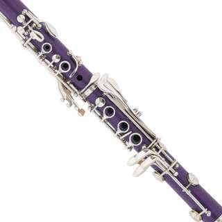 New Black Blue Green Purple Red or White Bb Clarinet  