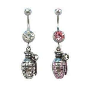  Grenade Navel Ring Jewelry