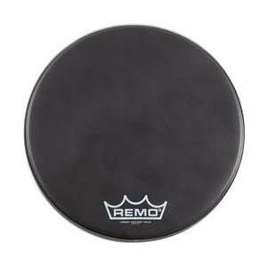Remo Black Suede Powermax Series Bass Drumhead With Crimplock Matte 