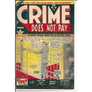  CRIME DOES NOT PAY # 84, 4.0 VG Lev Gleason Publications Books