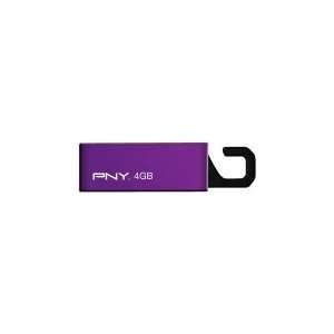  PNY Clip On Attache P FDU4GBCL EF/PRP Flash Drive   4 GB 
