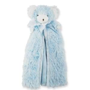  Mud Pie Blue Bear Cuddler Blanket Baby
