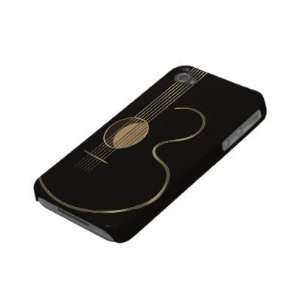  Acoustic Guitar Logo Case mate Iphone 4 Case Cell Phones 