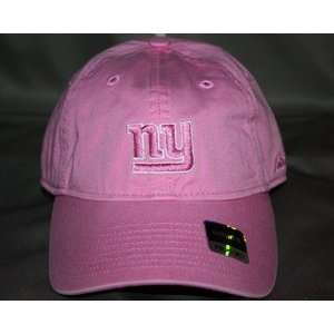  New York Giants Pink Adjustable Slouch Baseball Hat Cap 