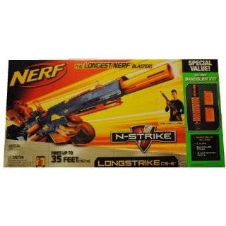  Nerf N Strike Longstrike CS 6 Dart Blaster   Refill and 