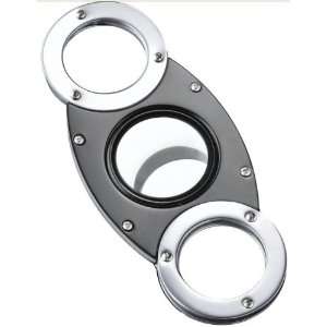  New   Manitoba Black and Silver Cigar Cutter   VCUT61 