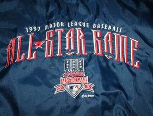 1997 Baseball All Star Game Cleveland Ohio Indians Jacket; Size Medium 