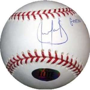   Juan Gonzalez autographed Baseball inscribed Gonzo