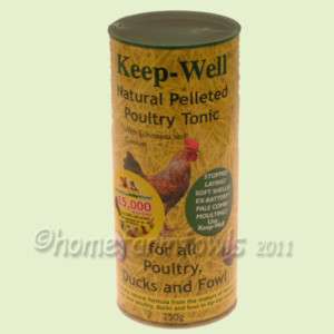NEW VERM X KEEP WELL POULTRY TONIC PELLETS,CHICKENS,EGG  