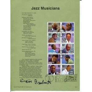  Dave Brubeck Jazz Big Band Pianist HOF Great Signed 