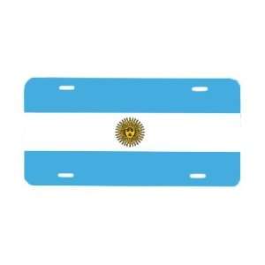  Argentina Argentine Republic Flag Vanity Auto License 