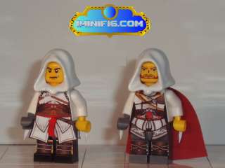 Custom LEGO assassins creed II Altair vs Ezio #034A  