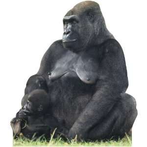  Mom & Child Gorilla Animal Stand Up 